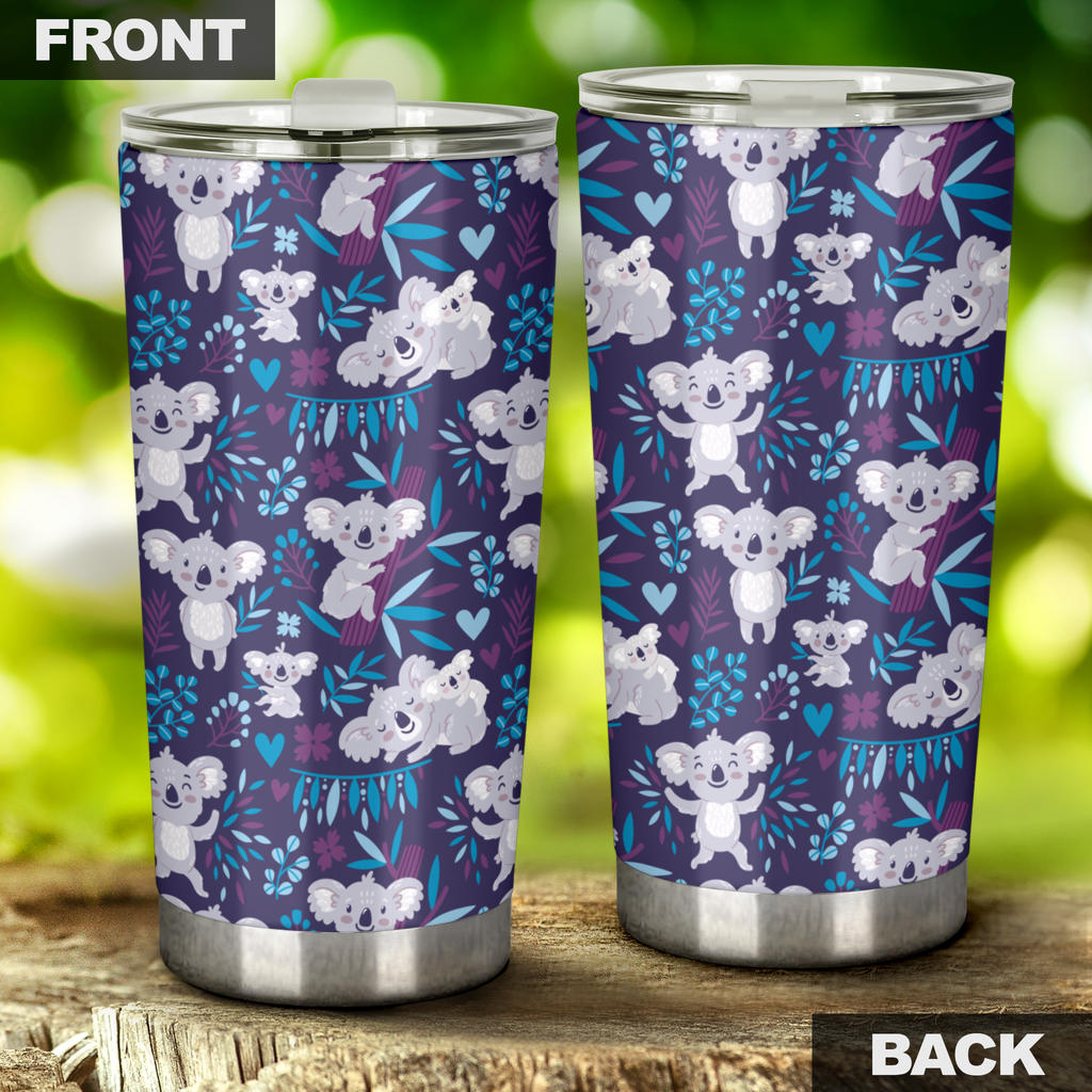 Koala Cute Themed Design Print Tumbler