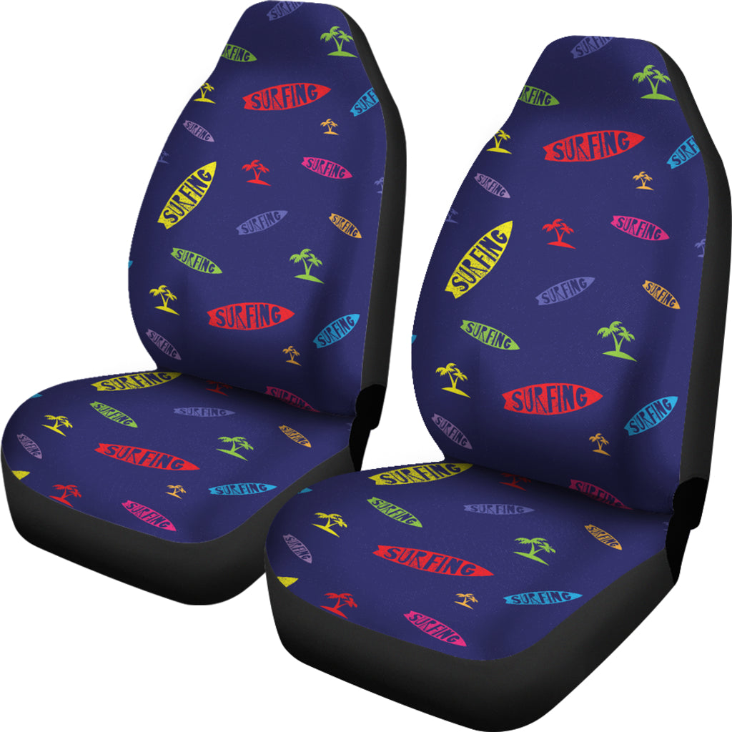 Surfboard Print Design LKS305 Car Seat Covers