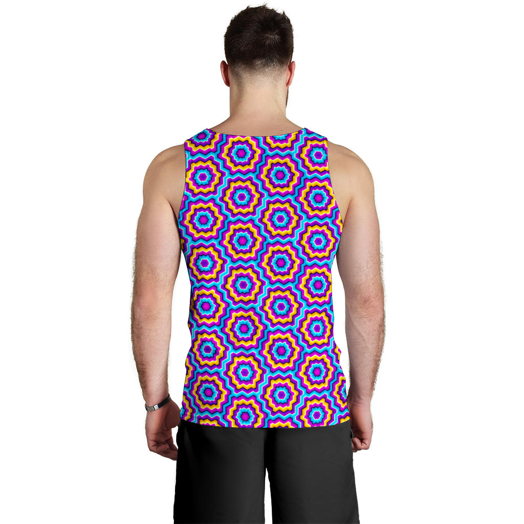 Optical illusion Techno Movement Men Tank Top