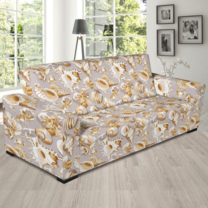 Seashell Print Design LKS309 Sofa Slipcover