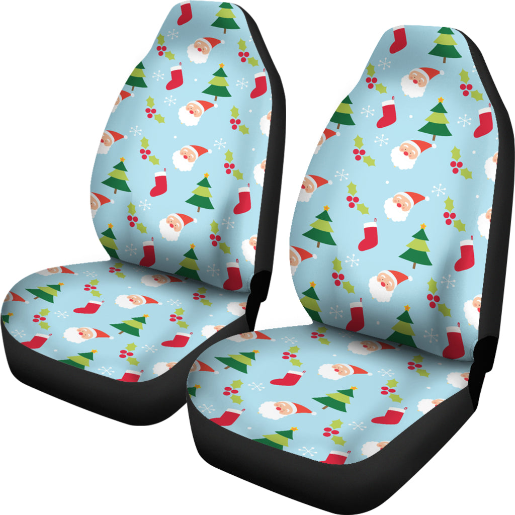 Santa Themed Print Design LKS301 Car Seat Covers
