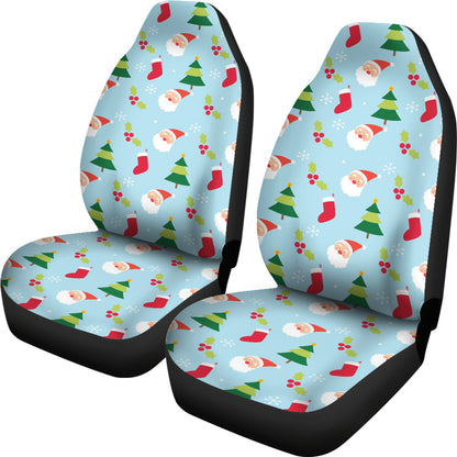 Santa Themed Print Design LKS301 Car Seat Covers
