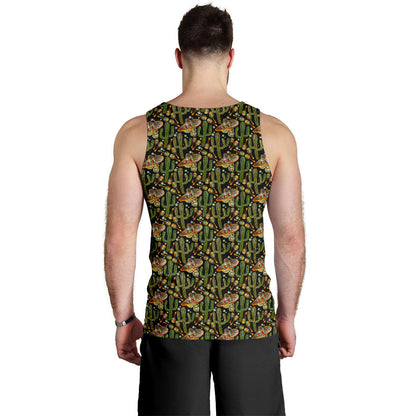 Western Style Print Men Tank Top