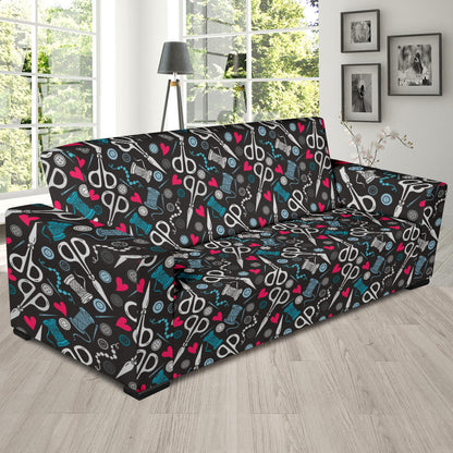 Sewing Equipment Print Design LKS305 Sofa Slipcover