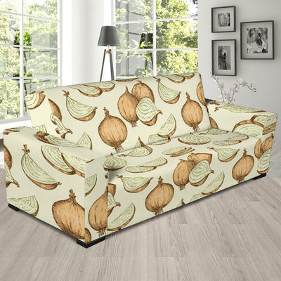 Onion Pattern Print Design A02 Sofa Slipcover