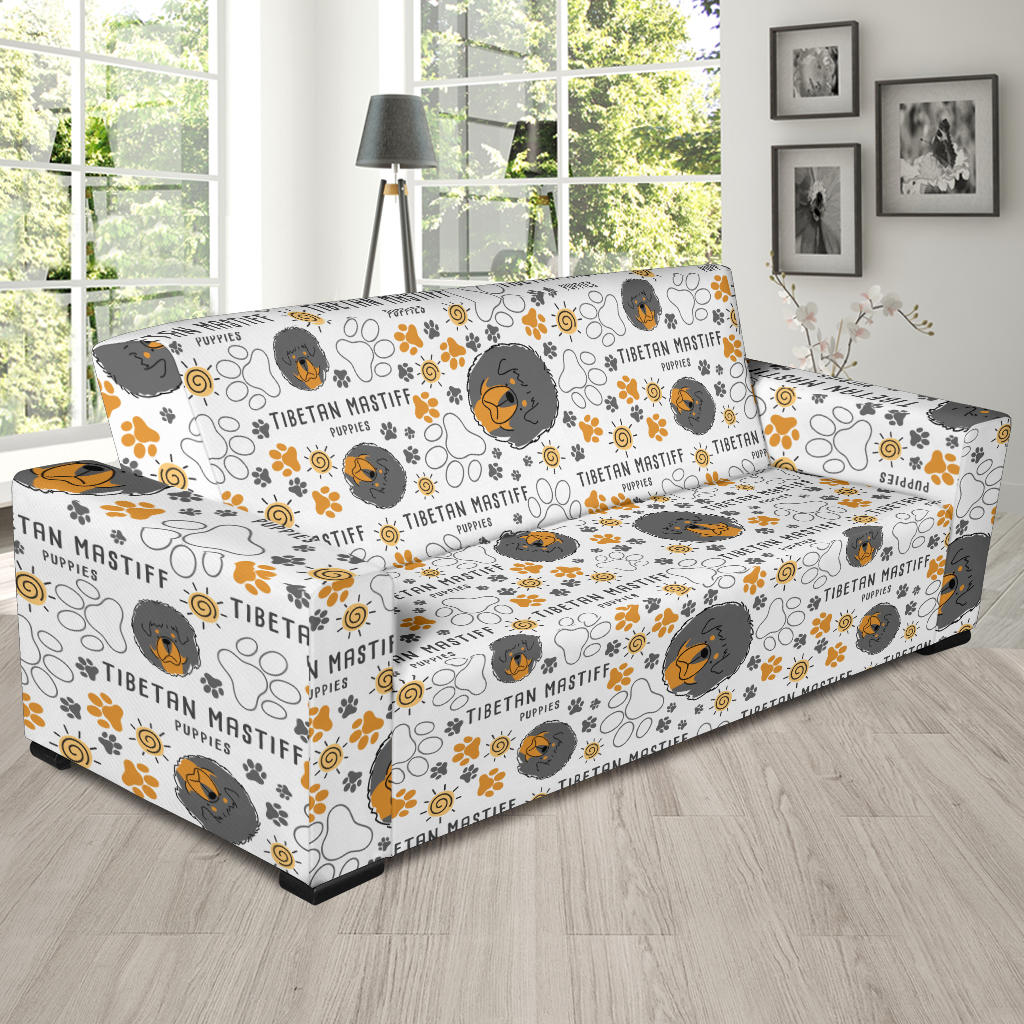 Tibetan Mastiffs Print Design LKS302 Sofa Slipcover