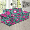 Lip Pattern Print Design 04 Sofa Slipcover