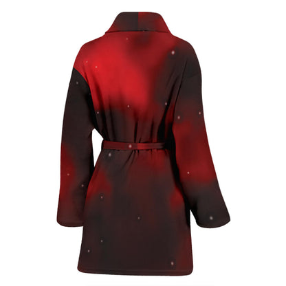Nebula Pattern Print Design A03 Women Bathrobe