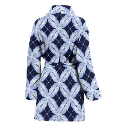Tie Dye Print Design LKS308 Women Bathrobe