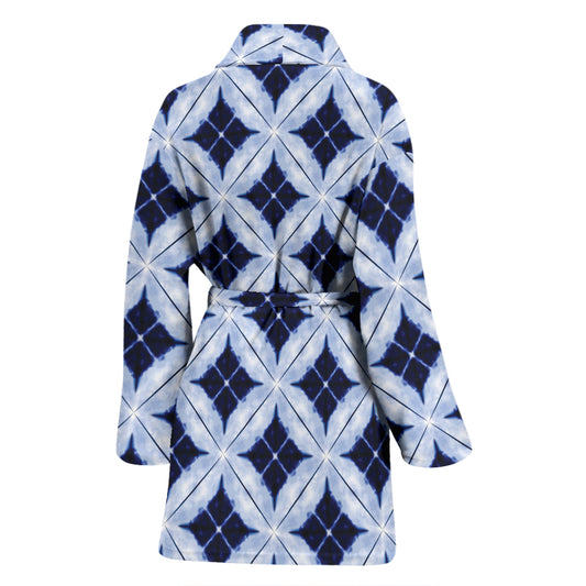Tie Dye Print Design LKS308 Women Bathrobe