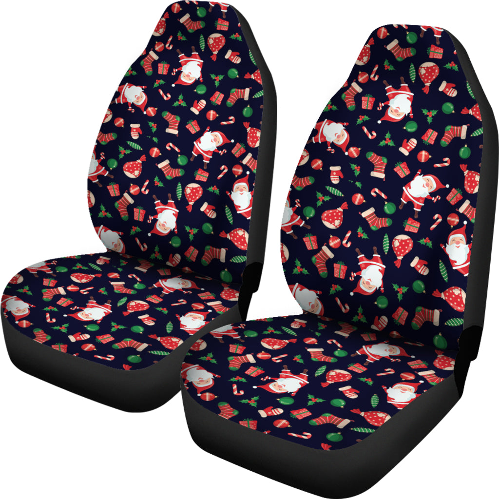 Santa Christmas Themed Print Design LKS304 Car Seat Covers