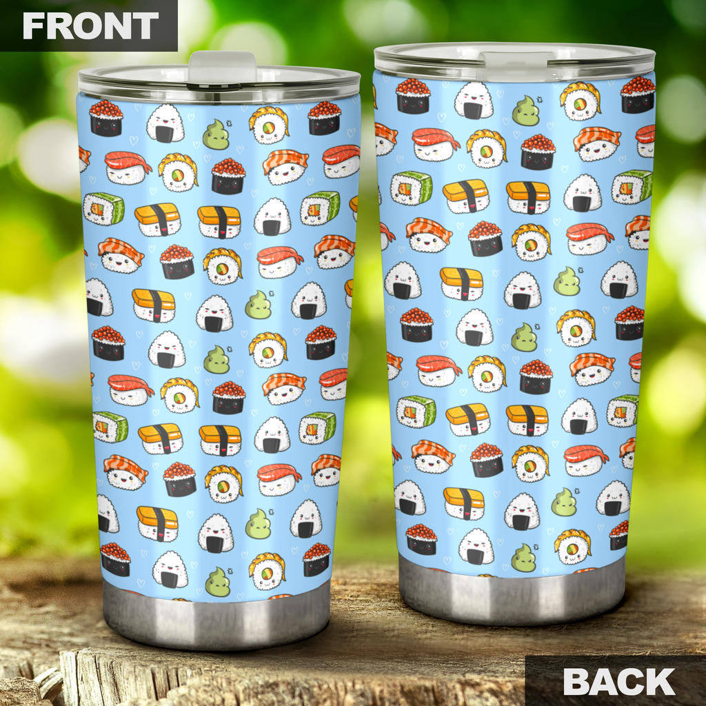 Sushi Cartoon Design Tumbler