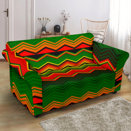 Serape Print Design LKS306 Loveseat Couch Slipcover
