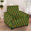 African Geometric Print Pattern Armchair Slipcover