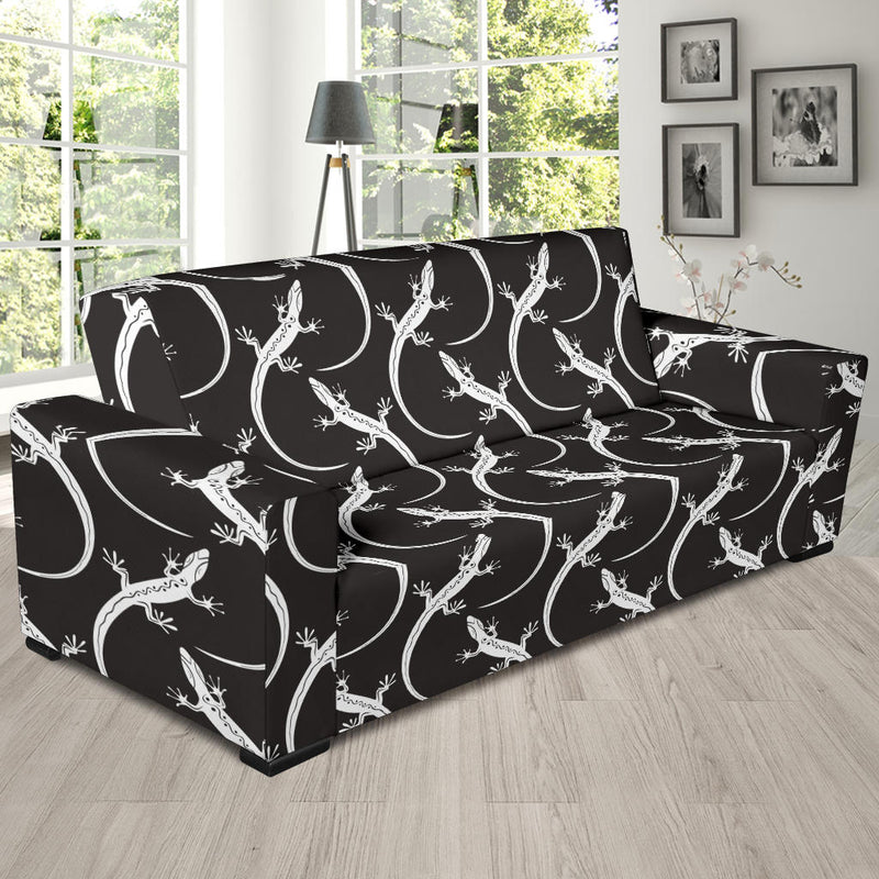 lizard Pattern Print Design 01 Sofa Slipcover