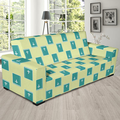 Bible Pattern Print Design 04 Sofa Slipcover