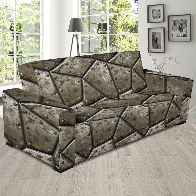 Armor Pattern Print Design 01 Sofa Slipcover