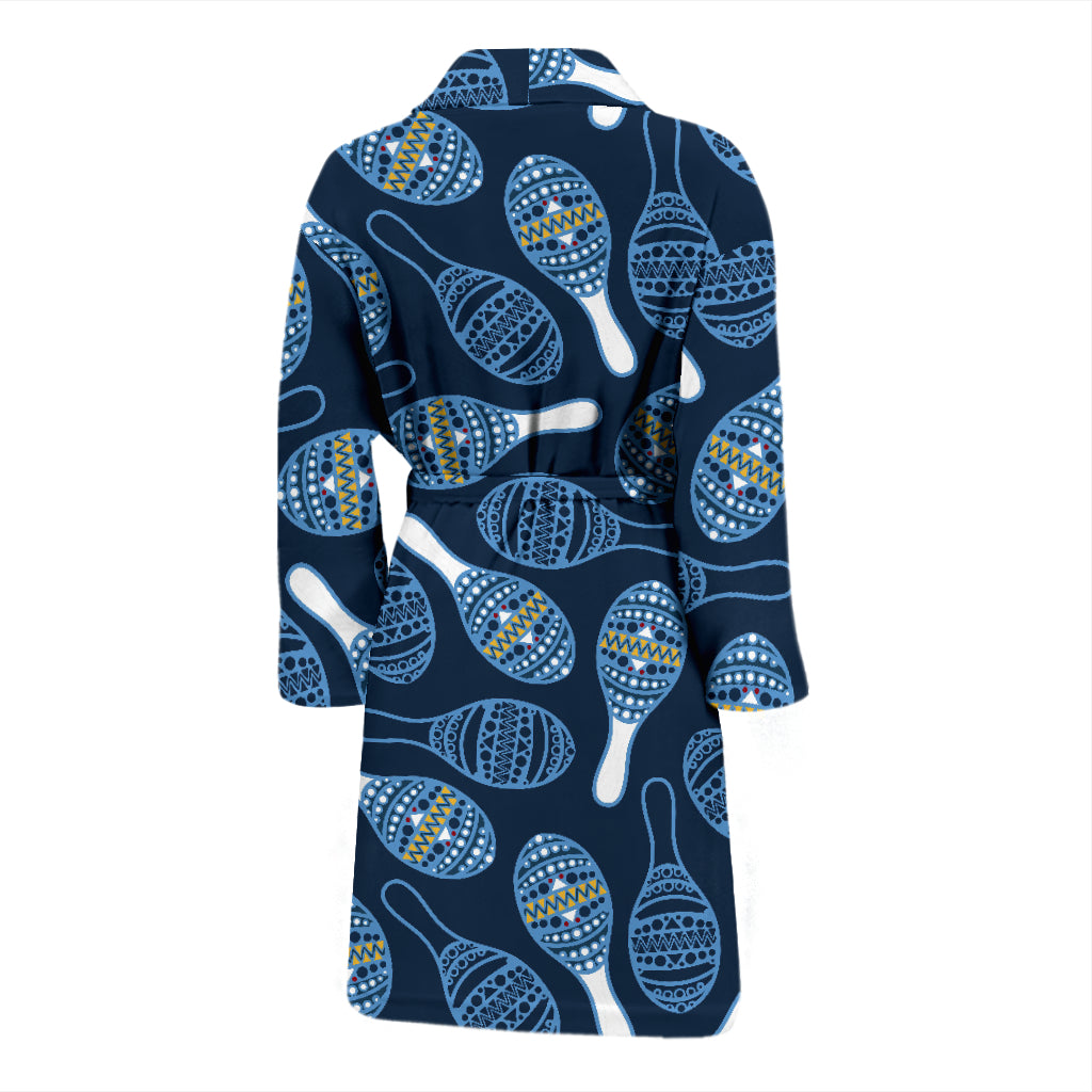 Maracas Print Design LKS401 Men Bathrobe