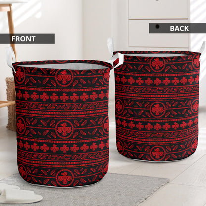 Native American Eagle Themed Print Laundry Basket