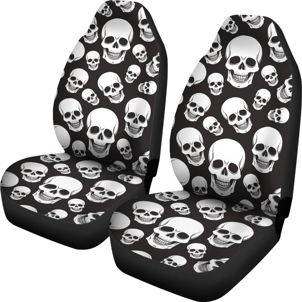 Skull Print Design LKS301 Car Seat Covers