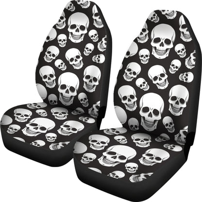Skull Print Design LKS301 Car Seat Covers