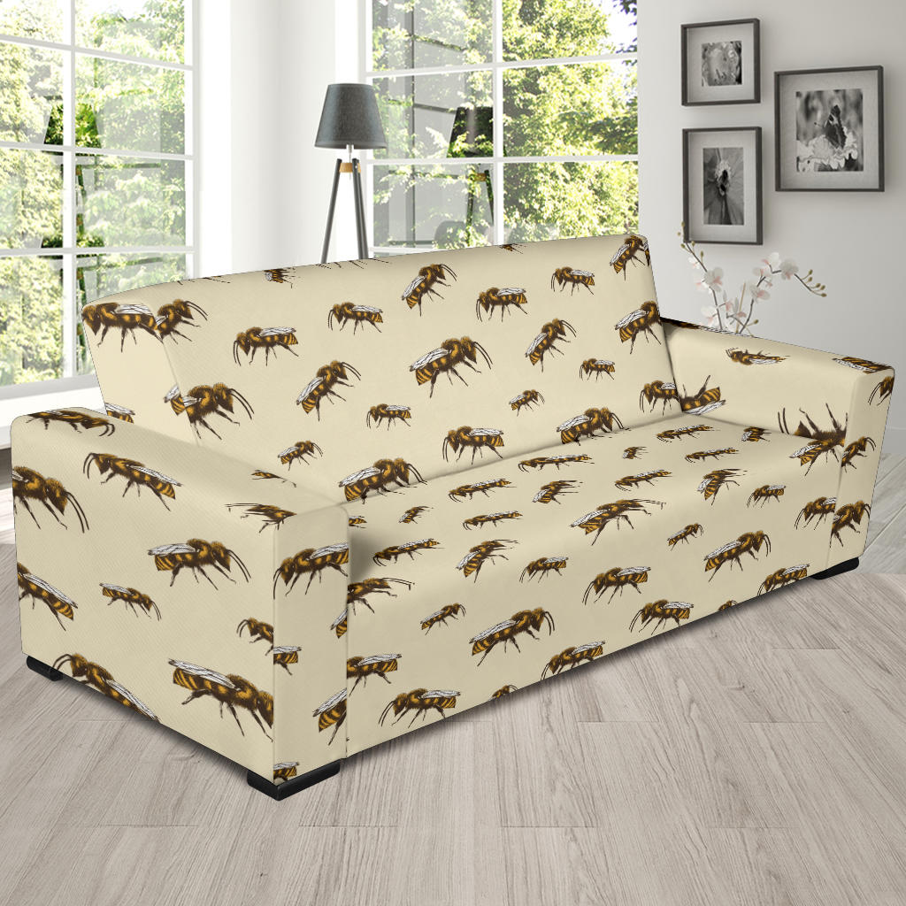 Bee Print Design LKS306 Sofa Slipcover