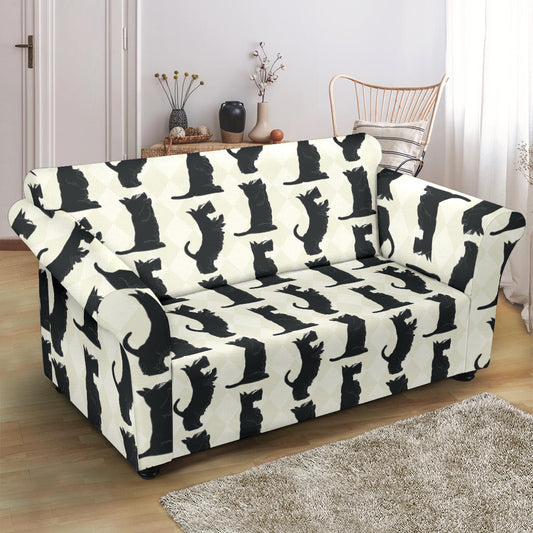 Scottish Terriers Print Design LKS309 Loveseat Couch Slipcover