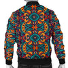 Ethnic Style Print Pattern Men Bomber Jacket