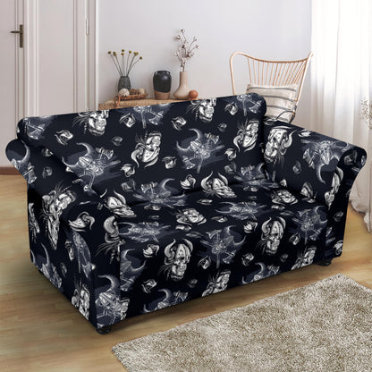 Vikings Print Design LKS304 Loveseat Couch Slipcover