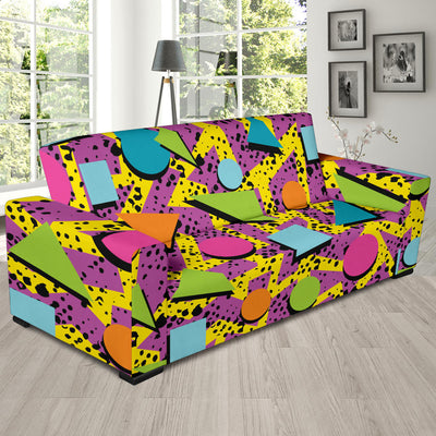 80s Pattern Print Design 1 Sofa Slipcover