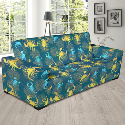 Scorpion Pattern Print Design 02 Sofa Slipcover