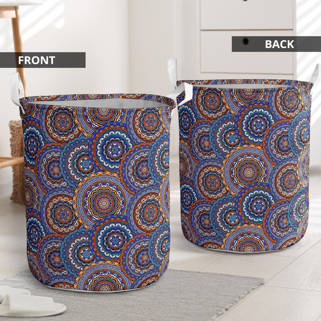Mandala Boho Chic Design Print Laundry Basket