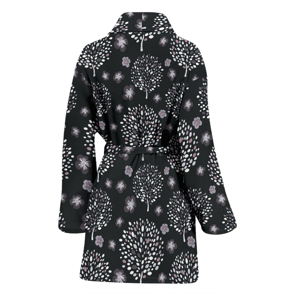 Tree Of Life Print Design LKS304 Women Bathrobe