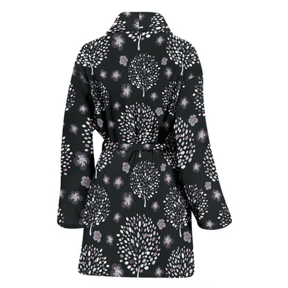 Tree Of Life Print Design LKS304 Women Bathrobe