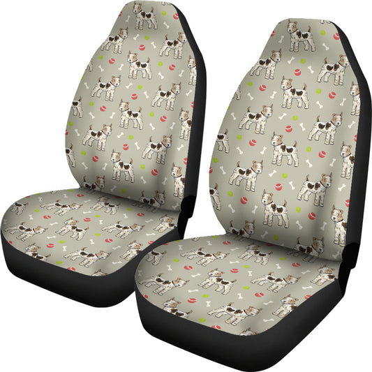 Toy Fox Terriers Print Design LKS301 Car Seat Covers