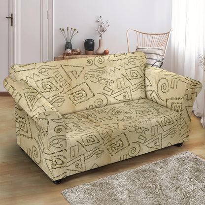Ancient Greek Print Design LKS3013 Loveseat Couch Slipcover