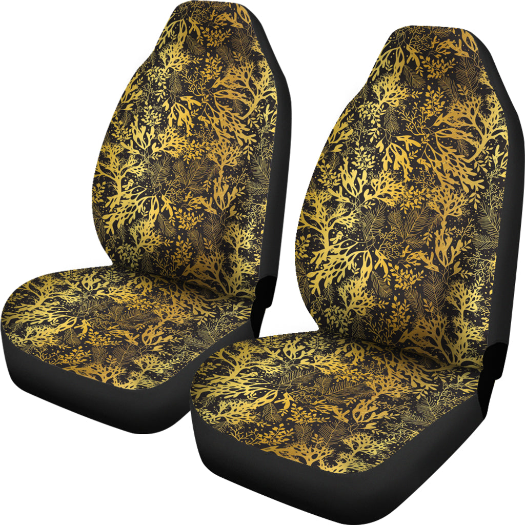 Seaweed Print Design LKS303 Car Seat Covers