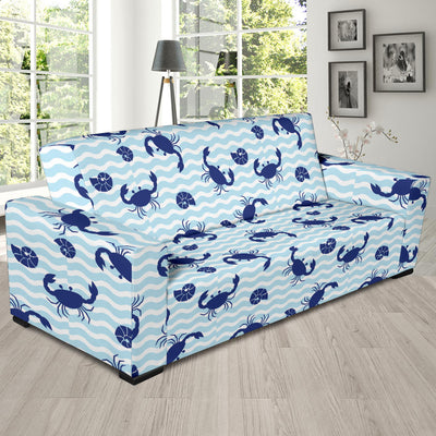 Crab Pattern Print Design 04 Sofa Slipcover