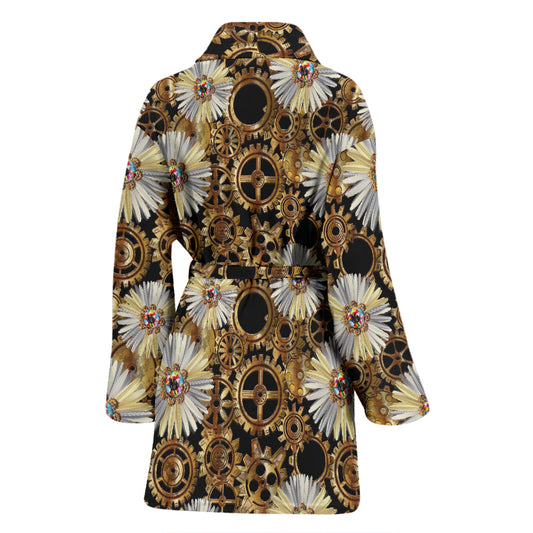 Steampunk Print Design LKS305 Women Bathrobe