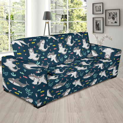 Shark Print Design LKS307 Sofa Slipcover