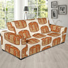 Pancake Pattern Print Design A02 Sofa Slipcover