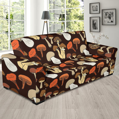 Mushroom Pattern Print Design A05 Sofa Slipcover