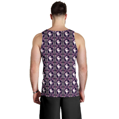 Unicorn Fantastic Flower Men Tank Top