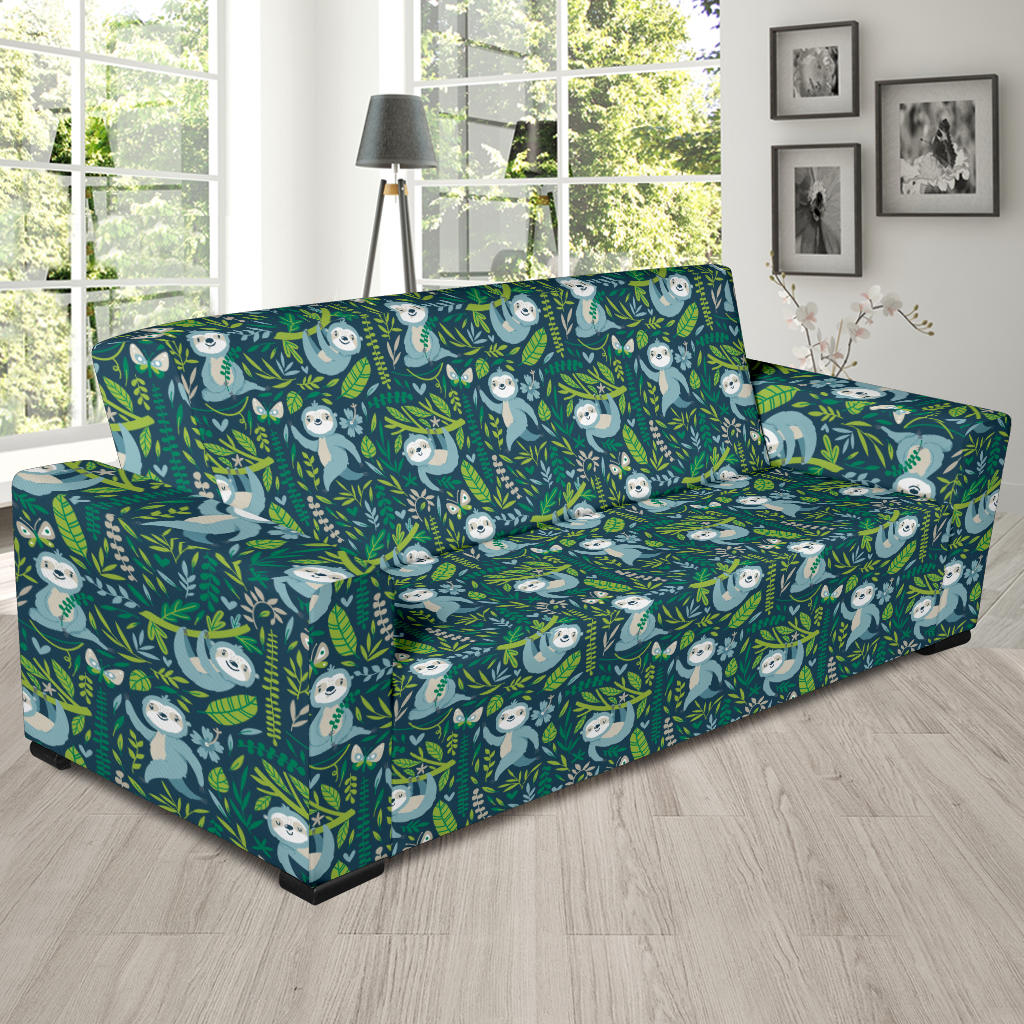Sloth Print Design LKS304 Sofa Slipcover