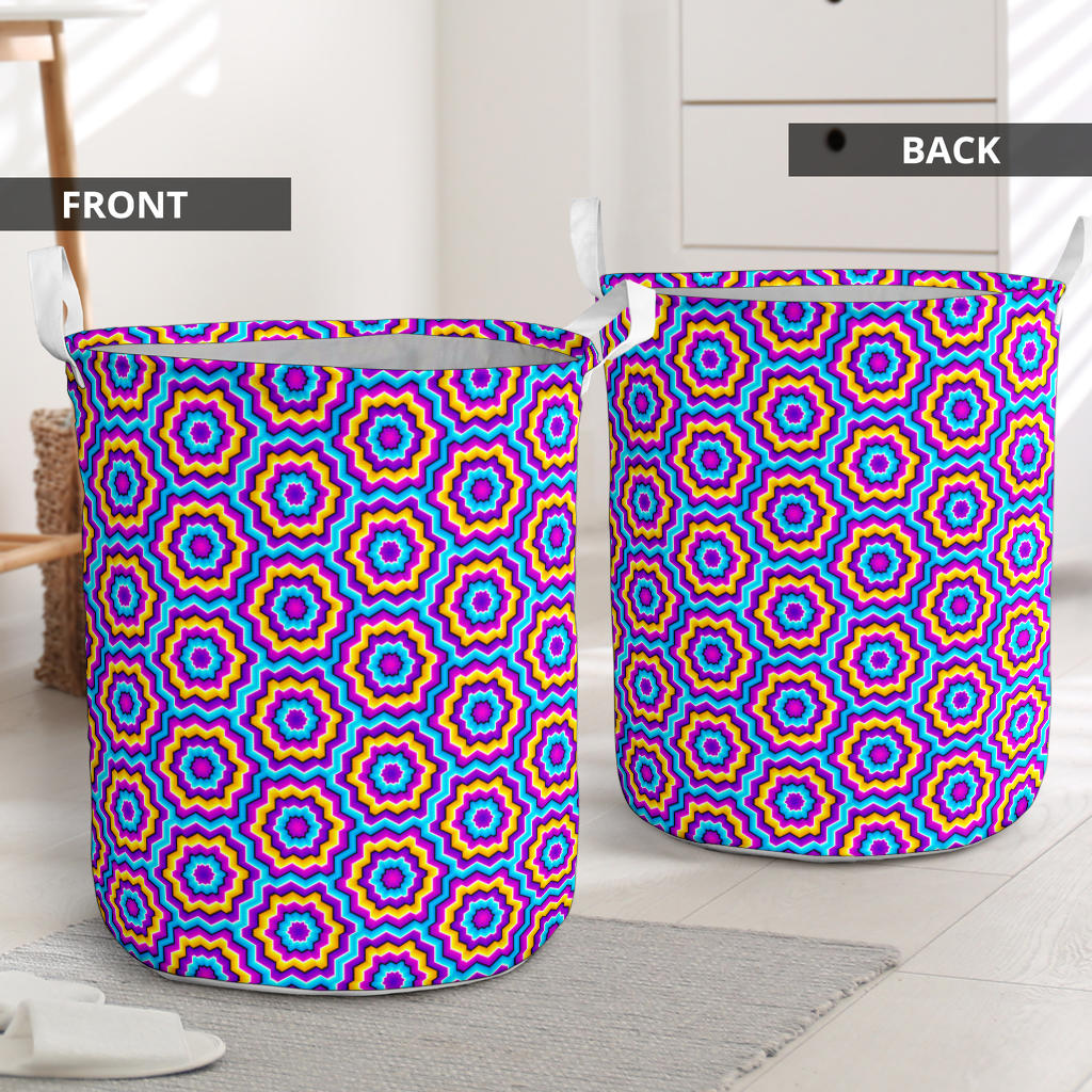 Optical illusion Techno Movement Laundry Basket