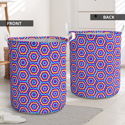 Optical illusion Techno Movement Laundry Basket