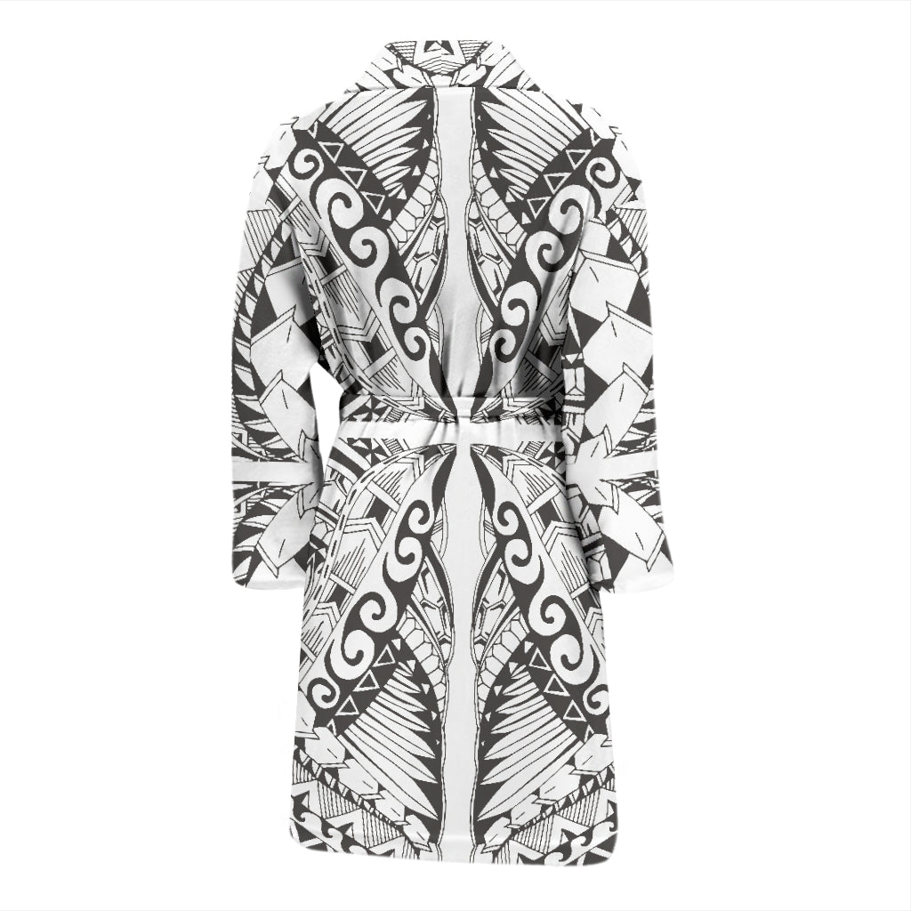 Samoan Style Print Design LKS301 Men Bathrobe