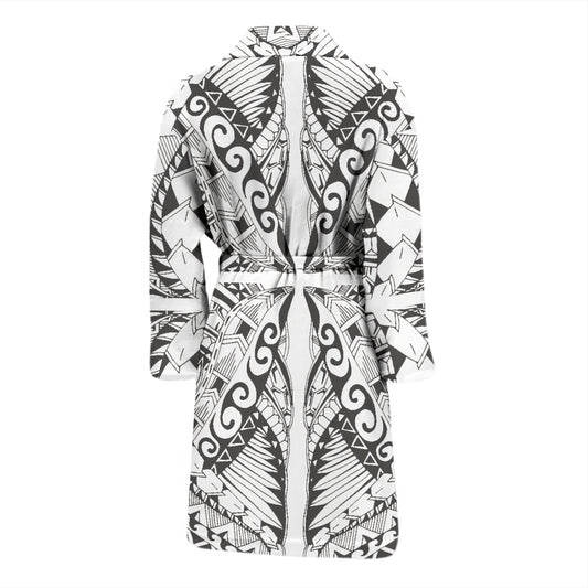 Samoan Style Print Design LKS301 Men Bathrobe
