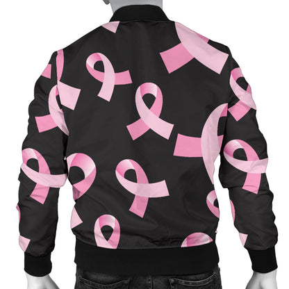 Breast Cancer Awareness Design Men Bomber Jacket