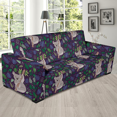 Koala Pattern Print Design 06 Sofa Slipcover